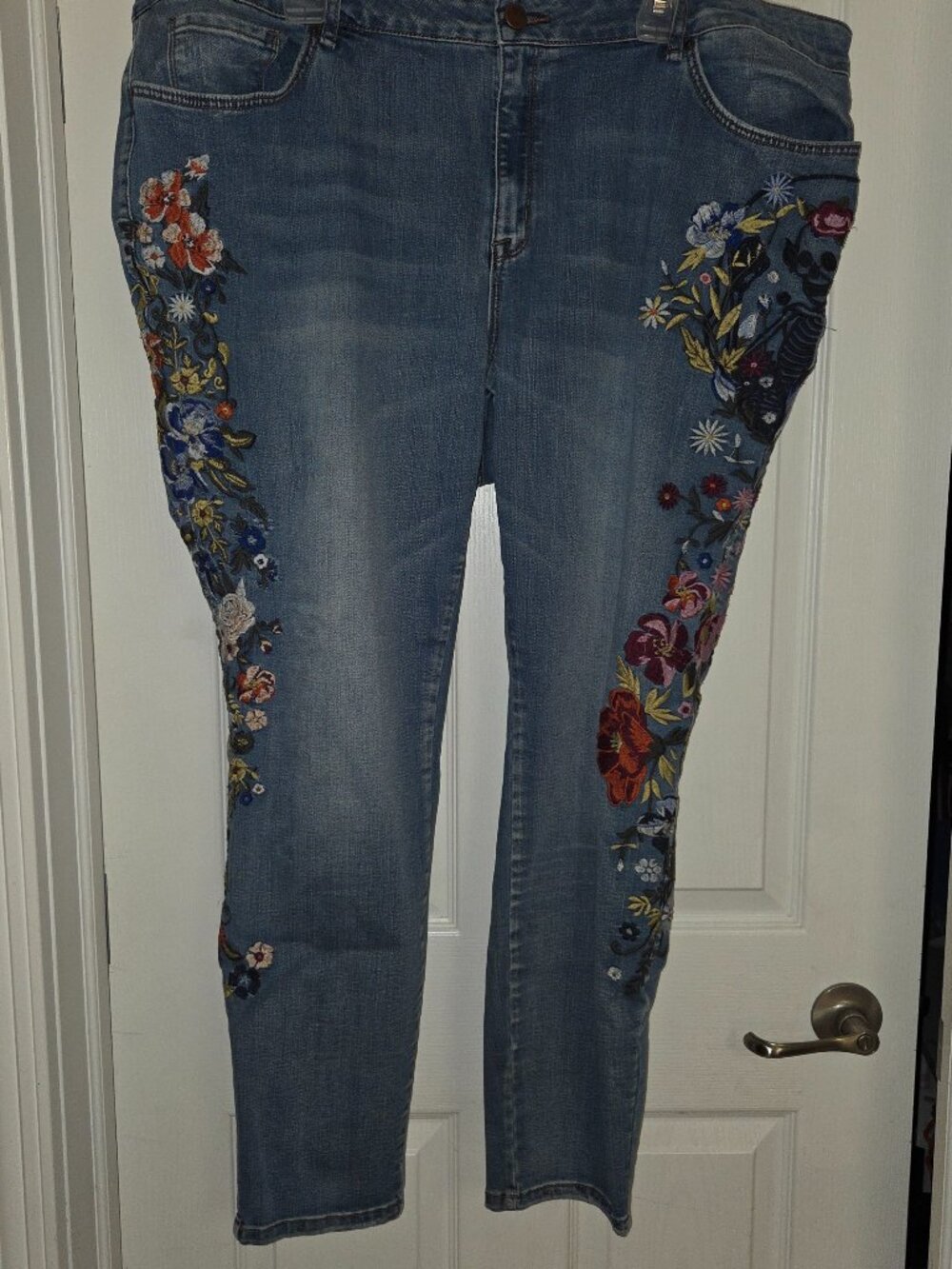 Embroidered Jeans